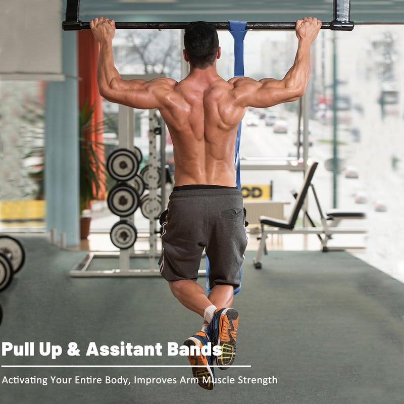 ROSAPOAR Resistance Bands, Pull Up Assist Bands - Workout Bands, Eexercise Bands, Long Resistance Bands Set for Working Out, Fitness, Training, Physical Therapy for Men Women - Image 4